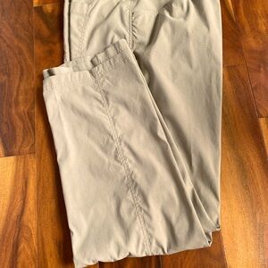 Men’s Lightweight Nylon khaki pants 42/30, Like new